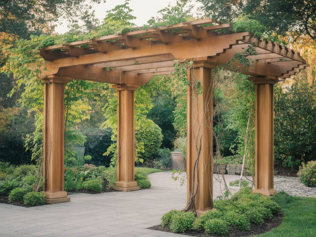 "Fabriquer sa propre pergola en bois : étapes et conseils pour un espace extérieur élégant"