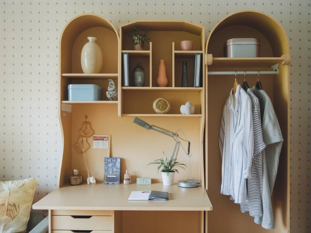 Créer un meuble multifonction pour optimiser les petits espaces.