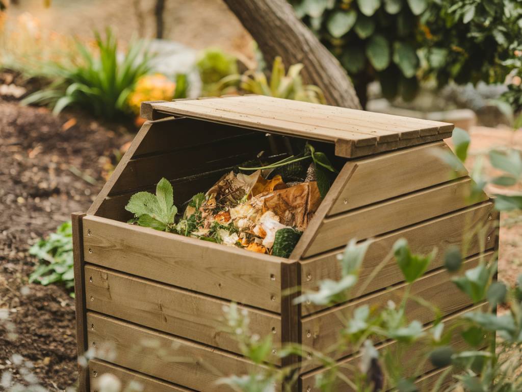 "Construire un composteur esthétique et fonctionnel pour votre jardin"