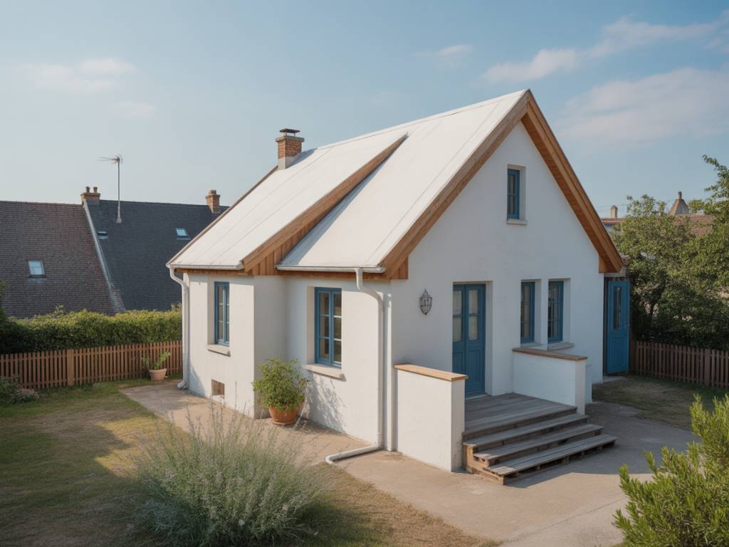 Peindre le toit de sa maison en blanc : une solution low tech contre la chaleur pour l’été