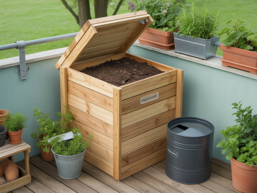 Fabriquer un petit composteur pour balcon : les étapes simples pour créer son propre espace de compost