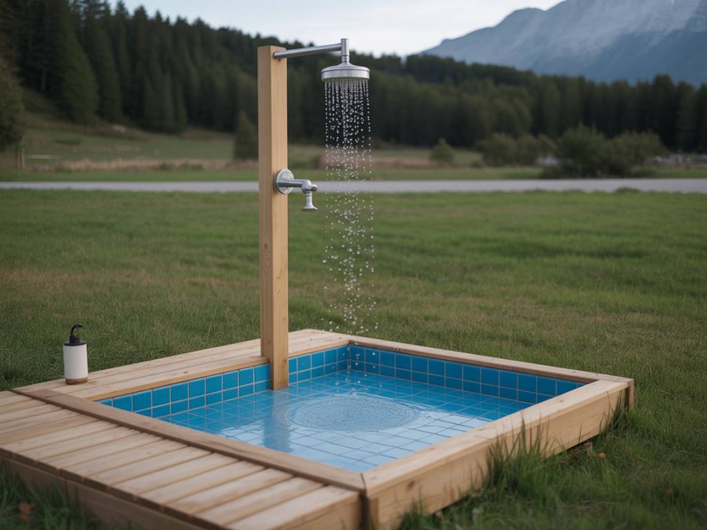 « Fabriquer une douche extérieure solaire : matériaux, étapes de construction et astuces d’entretien »