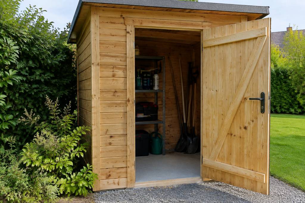 Fabriquer une porte en bois pour abri de jardin : étapes et conseils pratiques