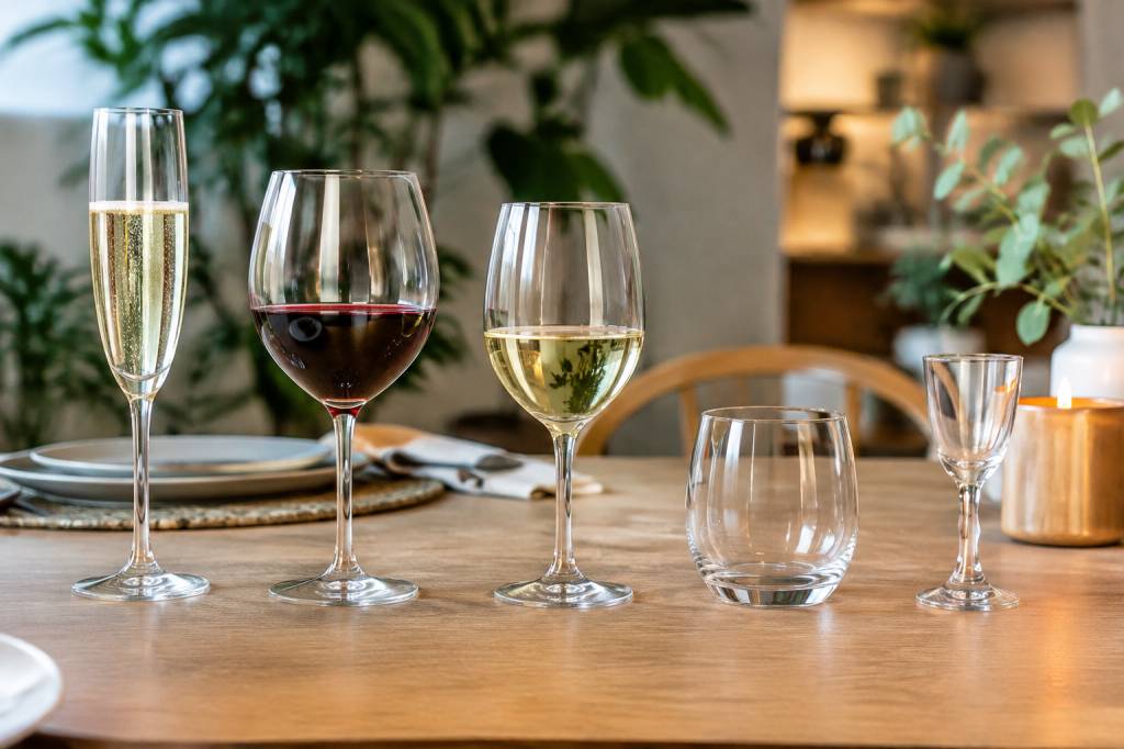 Quel est l’ordre des verres sur une table ?